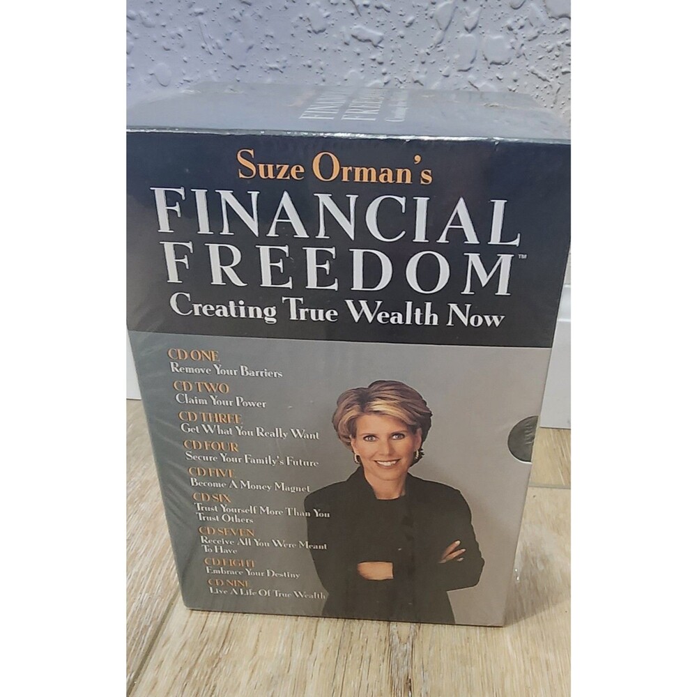 New Suze Orman's Financial Freedom - Creating True Wealth Now - 9 Audio CD Set